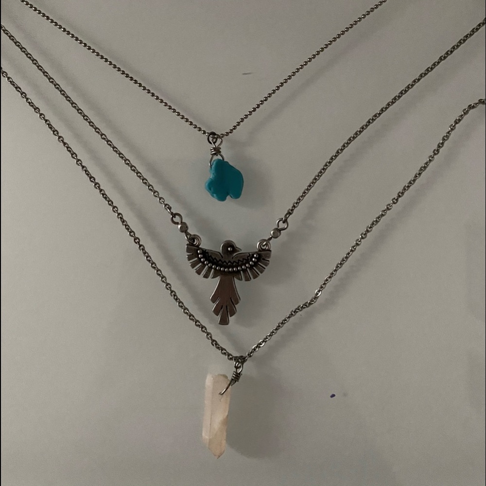 AMERICAN EAGLE LAYERED NECKLACE